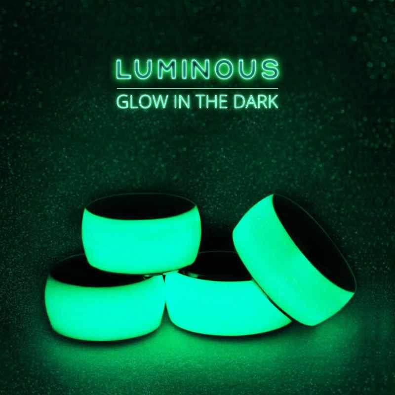 Luminous Stainless Steel Cock Ring - Frisky Business Adult Sex Toys Shop