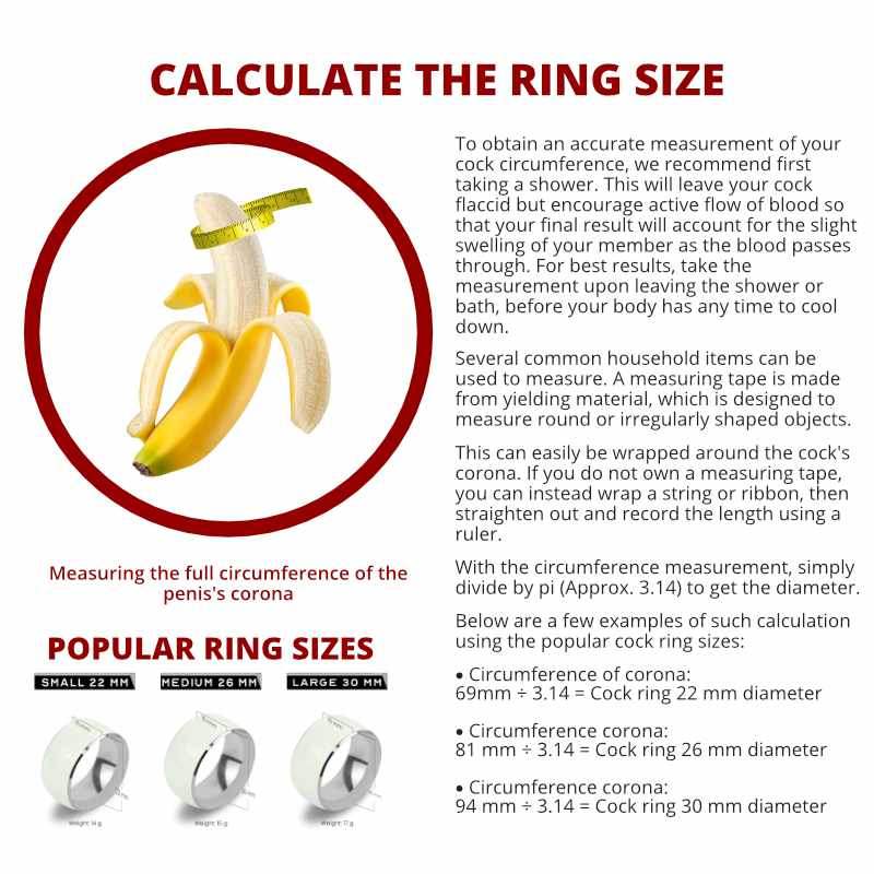 Luminous Stainless Steel Cock Ring - Frisky Business Adult Sex Toys Shop