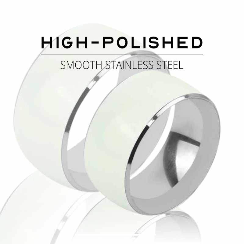 Luminous Stainless Steel Cock Ring - Frisky Business Adult Sex Toys Shop