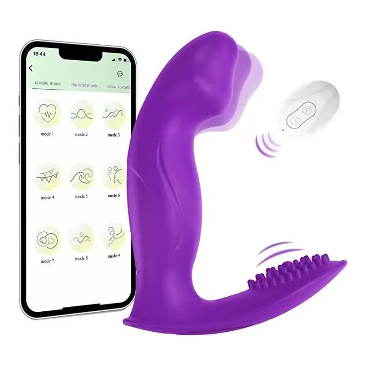 Lynette - Wriggling APP Vibrator - Frisky Business Adult Sex Toys Shop