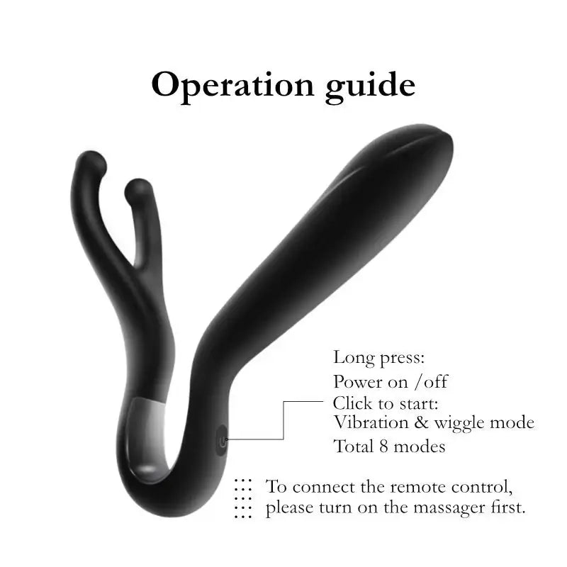 Max Vibrating and Wiggling Prostate Massager - Frisky Business Adult Sex Toys Shop