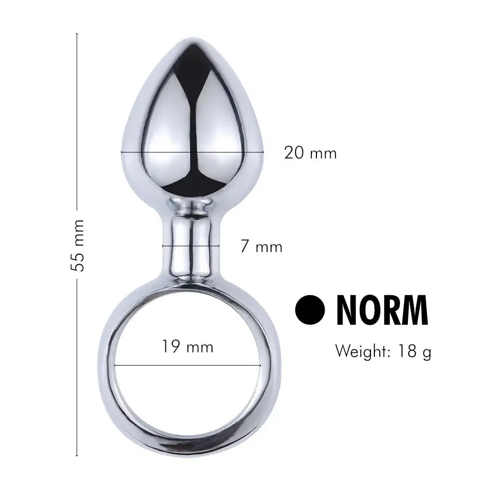 Mini Pull Ring Butt Plug - Frisky Business Adult Sex Toys Shop