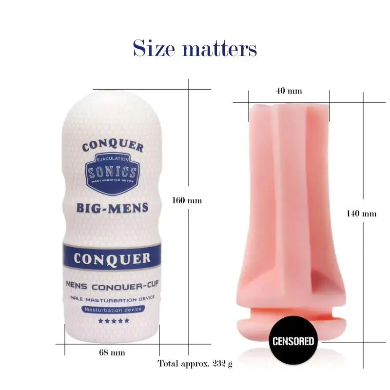Misako/Sonic - Vacuum Suction Male Stroker - Frisky Business Adult Sex Toys Shop