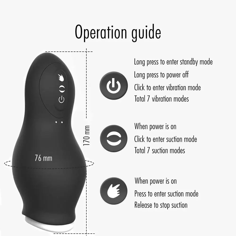 Movibe - Semi-Auto Sucking Vibrating Stroker - Frisky Business Adult Sex Toys Shop