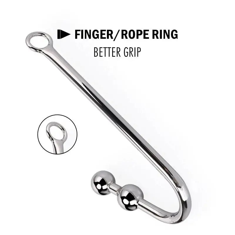 Parson – Stainless Steel Anal Plug Hook - Frisky Business Adult Sex Toys Shop