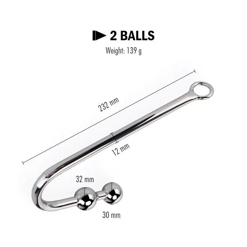 Parson – Stainless Steel Anal Plug Hook - Frisky Business Adult Sex Toys Shop