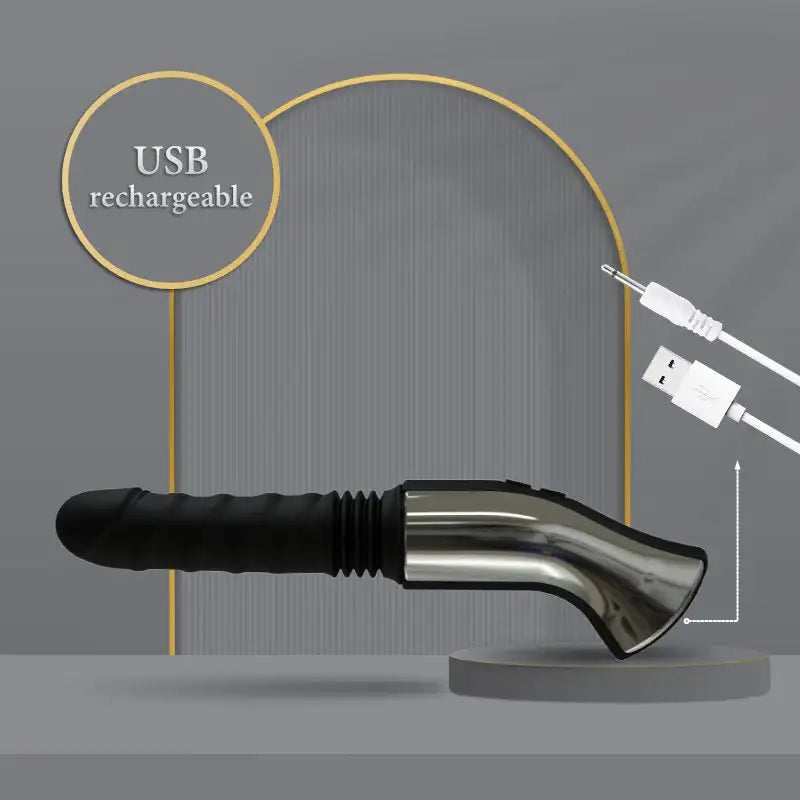 Pistol Thrust and Go - Rechargeable Vibrator - Frisky Business Adult Sex Toys Shop