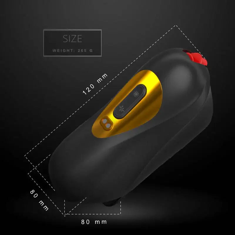 Pleasure Wheel - Vibrating Masturbator with Spinning Tongue - Frisky Business Adult Sex Toys Shop
