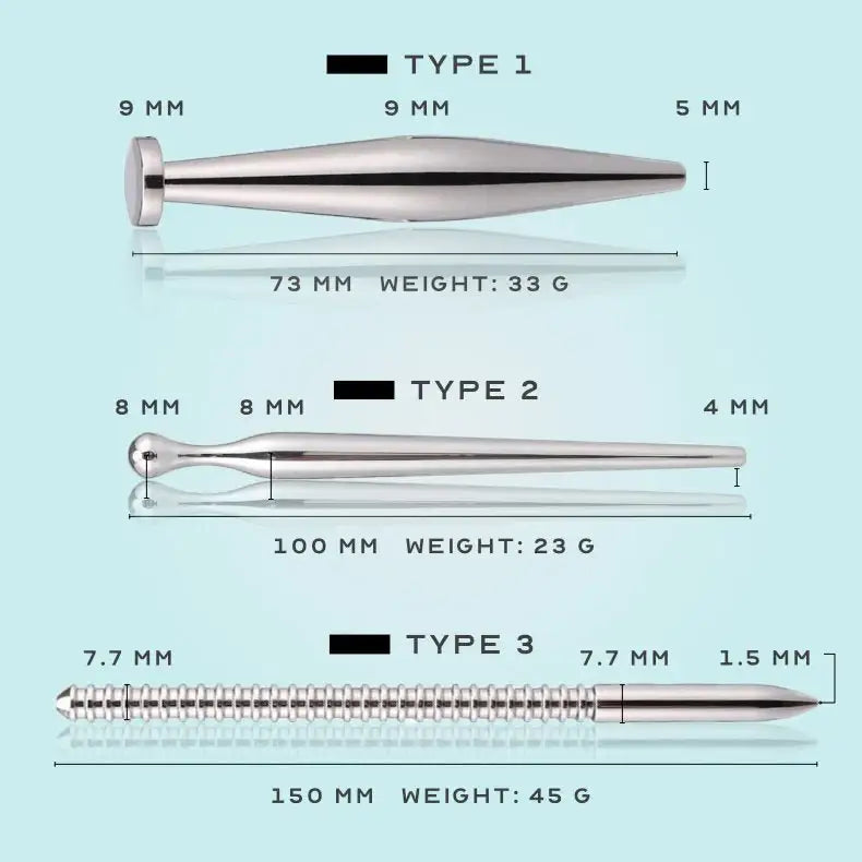 Pure Probe - Steel Urethral Sounding - Frisky Business Adult Sex Toys Shop