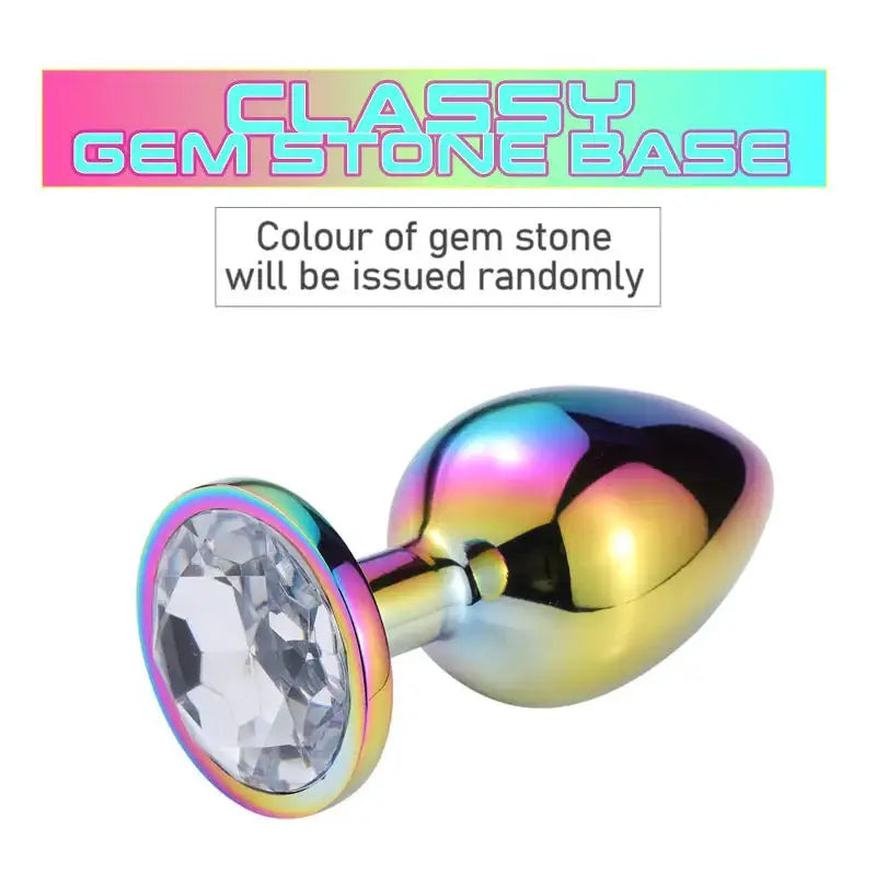 Rainbow Anal Plug - Frisky Business Adult Sex Toys Shop