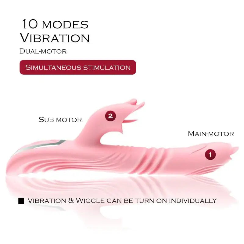 Revolution - Retractable Dual Vibrator - Frisky Business Adult Sex Toys Shop