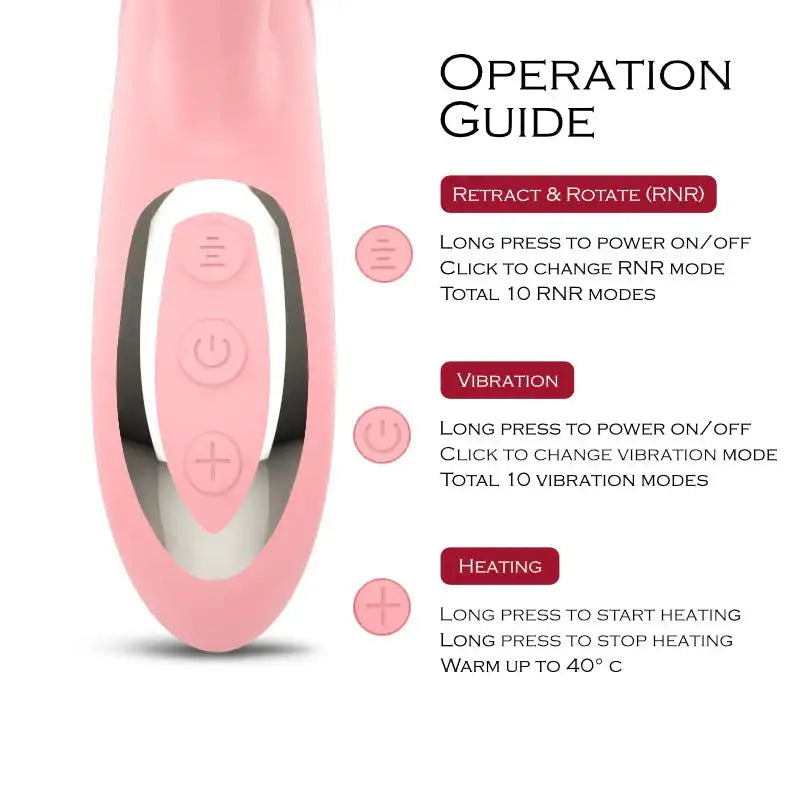 Revolution - Retractable Dual Vibrator - Frisky Business Adult Sex Toys Shop