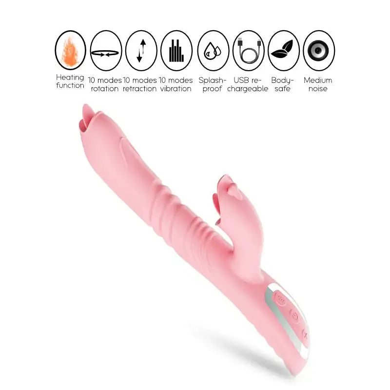 Revolution - Retractable Dual Vibrator - Frisky Business Adult Sex Toys Shop