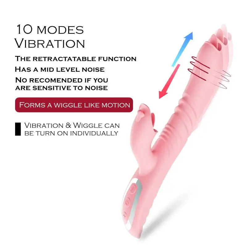 Revolution - Retractable Dual Vibrator - Frisky Business Adult Sex Toys Shop