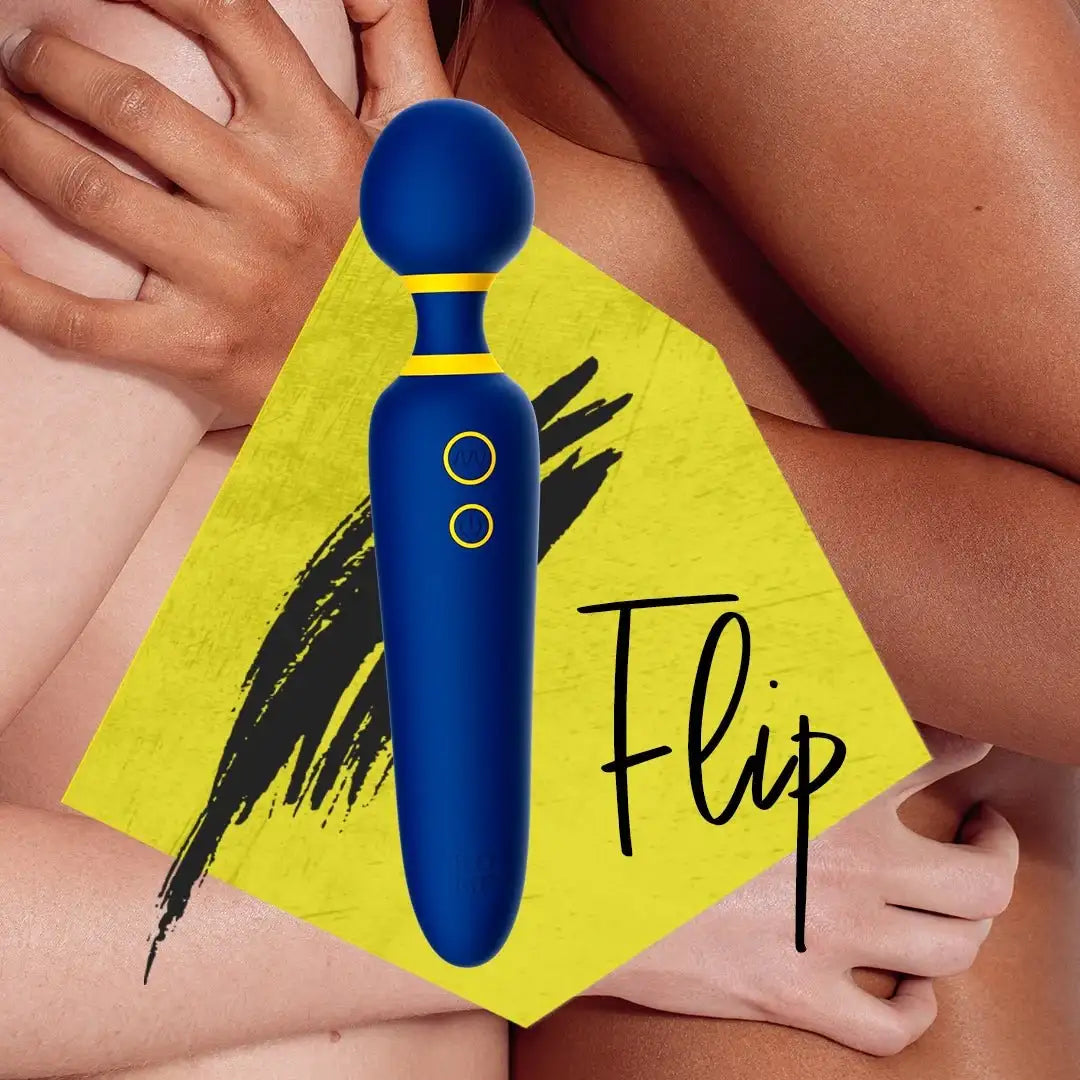 Romp Flip Wand Vibrator Quiet Motor Designed for Discreet Use Singapore