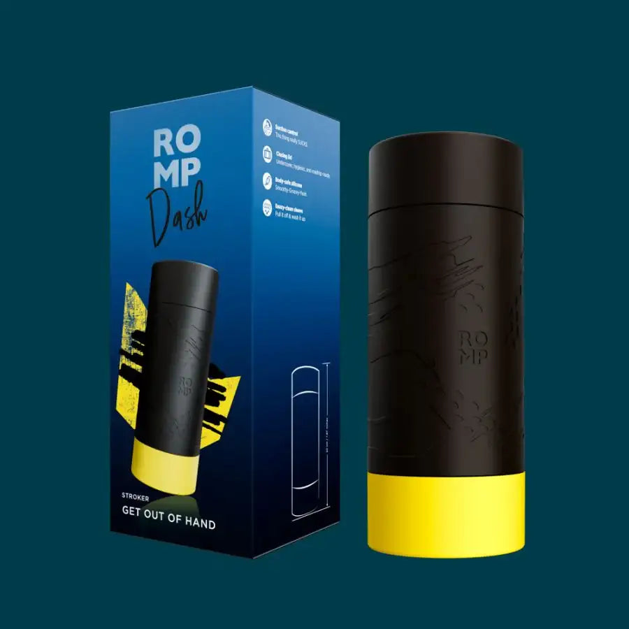 Romp Dash Manual Masturbator Travel Friendly Discreet Design Lightweight Personal Toy Singapore