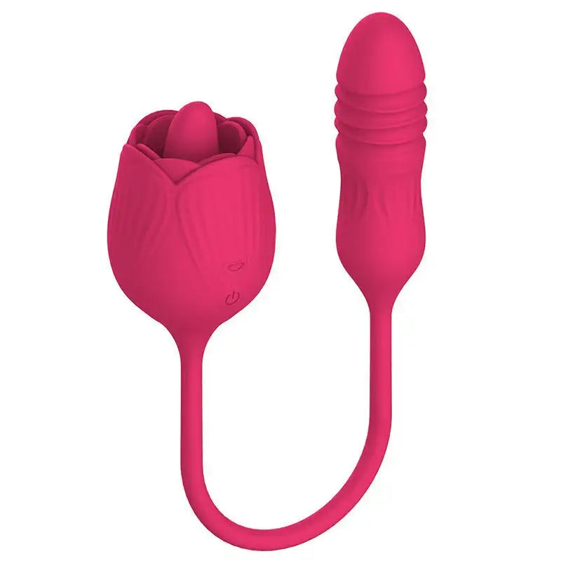 Rose - 2 in 1 Clitoris Stimulator - Frisky Business Adult Sex Toys Shop