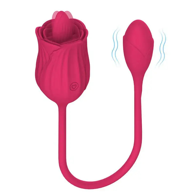 Rose - 2 in 1 Clitoris Stimulator - Frisky Business Adult Sex Toys Shop