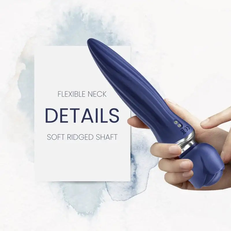 Rose Whisper - Powerful Dual-Ended Vibrator Wand, Female Adult Sex Toy - Frisky Business Adult Sex Toys Shop