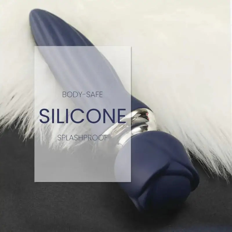 Rose Whisper - Powerful Dual-Ended Vibrator Wand, Female Adult Sex Toy - Frisky Business Adult Sex Toys Shop