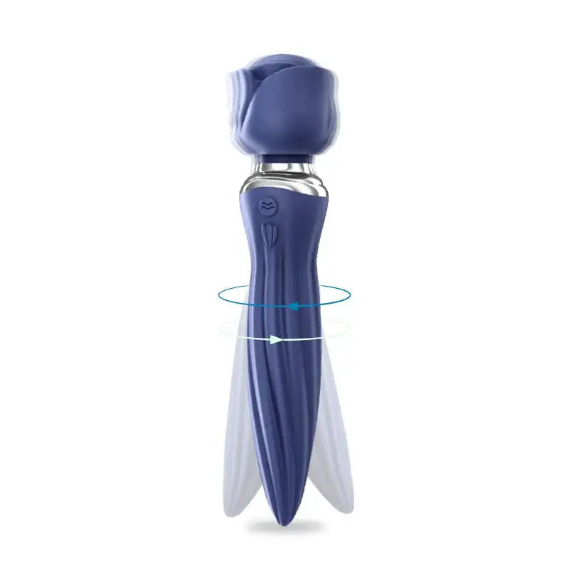 Rose Whisper - Powerful Dual-Ended Vibrator Wand, Female Adult Sex Toy - Frisky Business Adult Sex Toys Shop