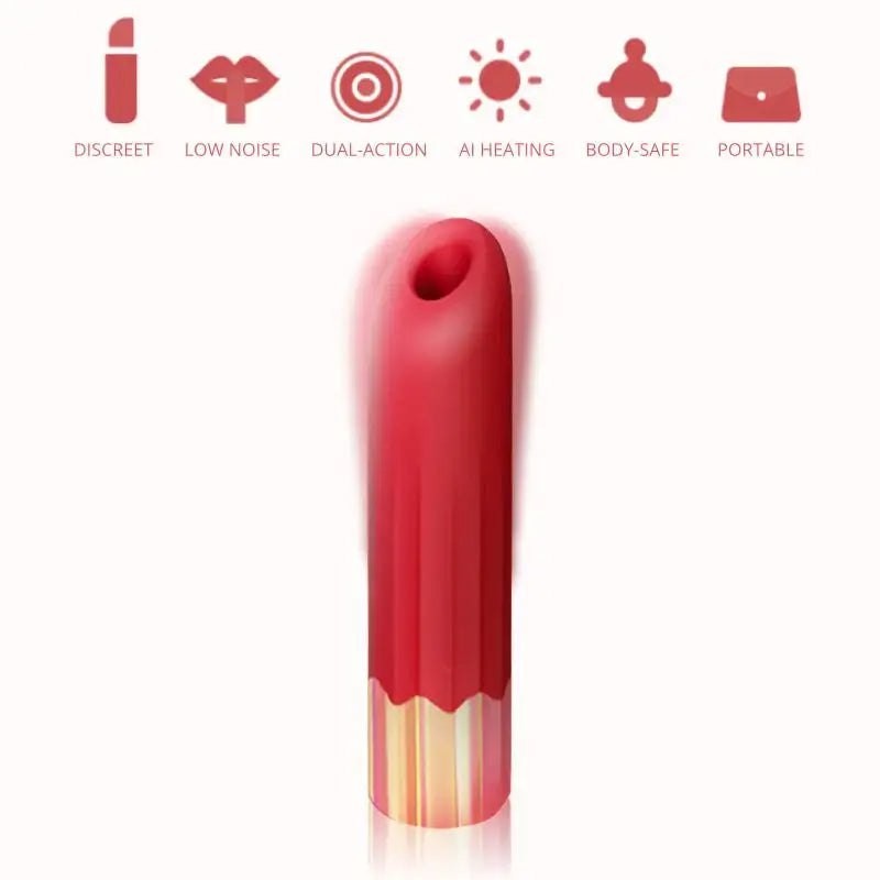Sheila - Dual Action Clitoral Sucking Massager/Vibrator - Frisky Business Adult Sex Toys Shop
