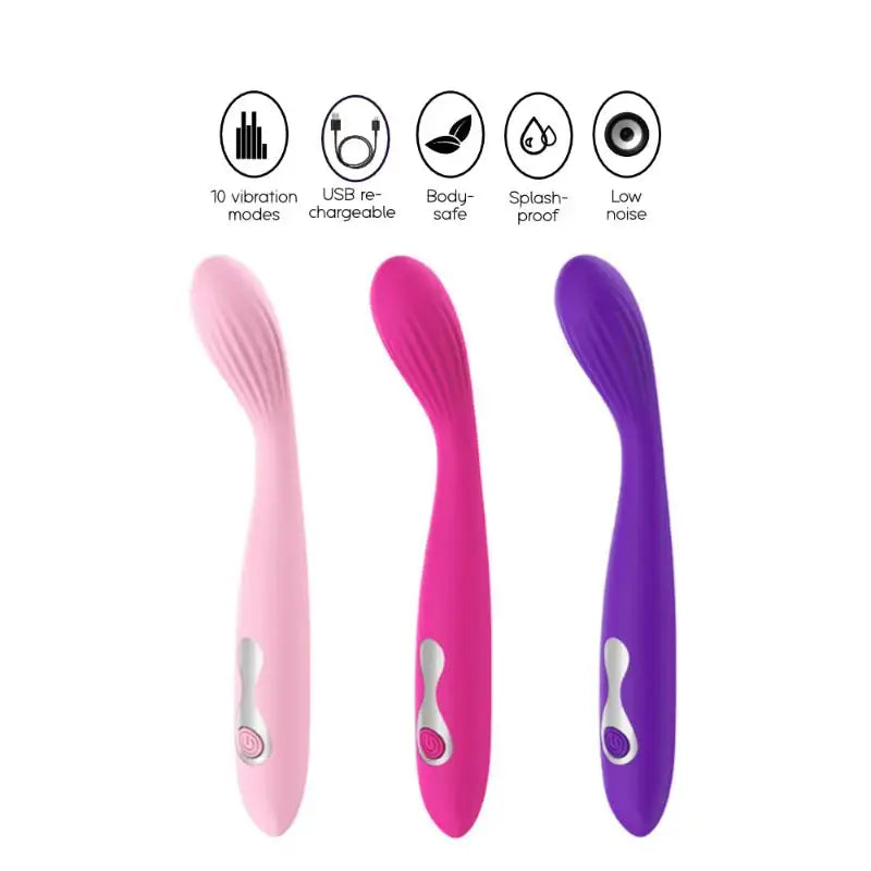 Single Vibrator - Soft Flexible Neck - Frisky Business Adult Sex Toys Shop