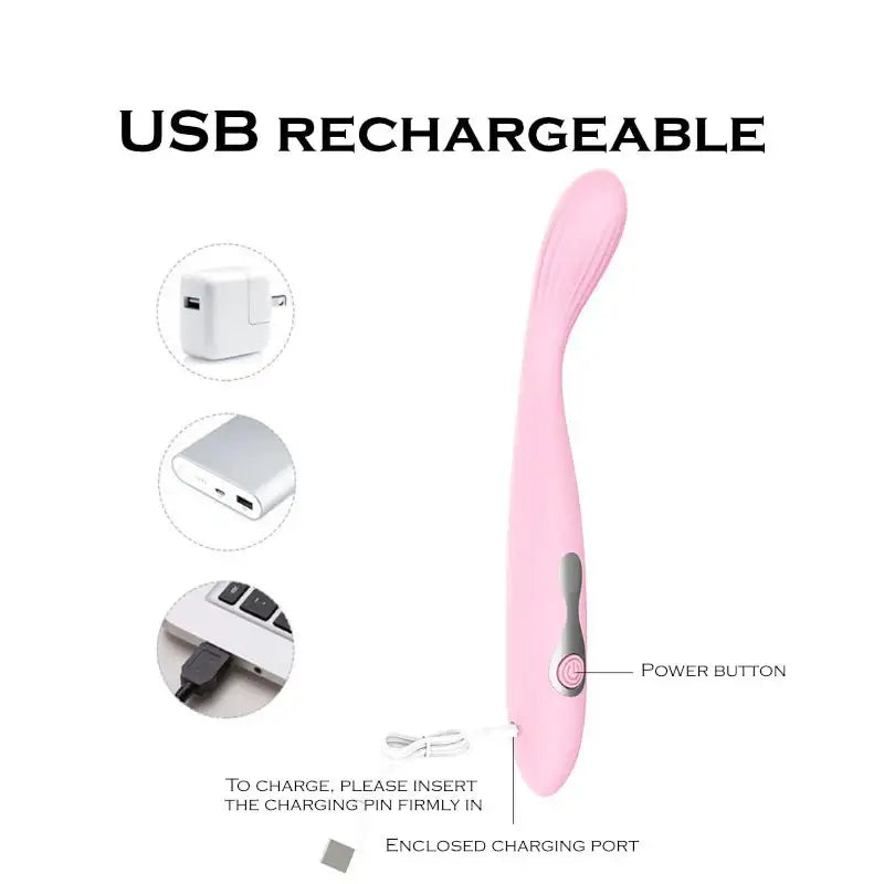 Single Vibrator - Soft Flexible Neck - Frisky Business Adult Sex Toys Shop