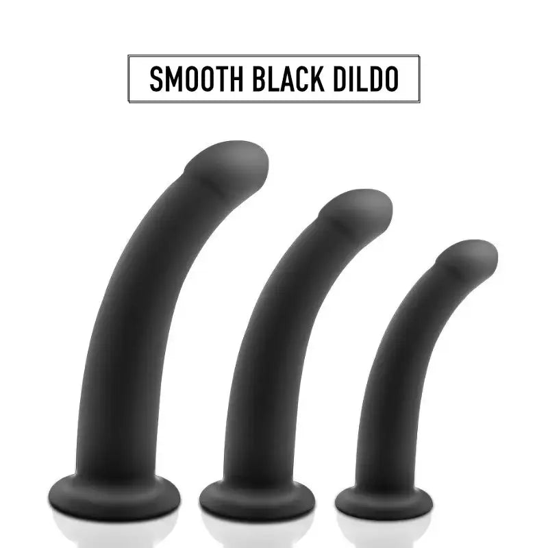 Smooth Black Dildo - Frisky Business Adult Sex Toys Shop
