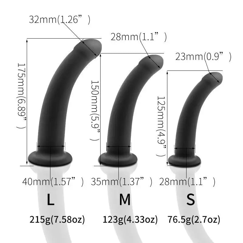 Smooth Black Dildo - Frisky Business Adult Sex Toys Shop