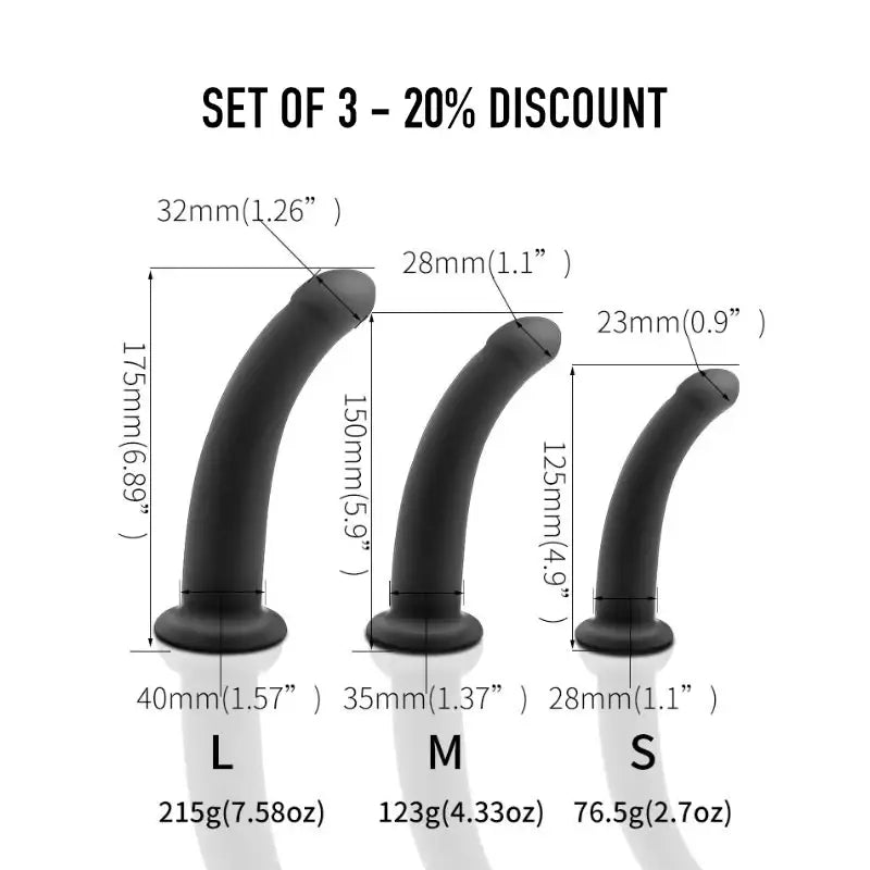 Smooth Black Dildo - Frisky Business Adult Sex Toys Shop