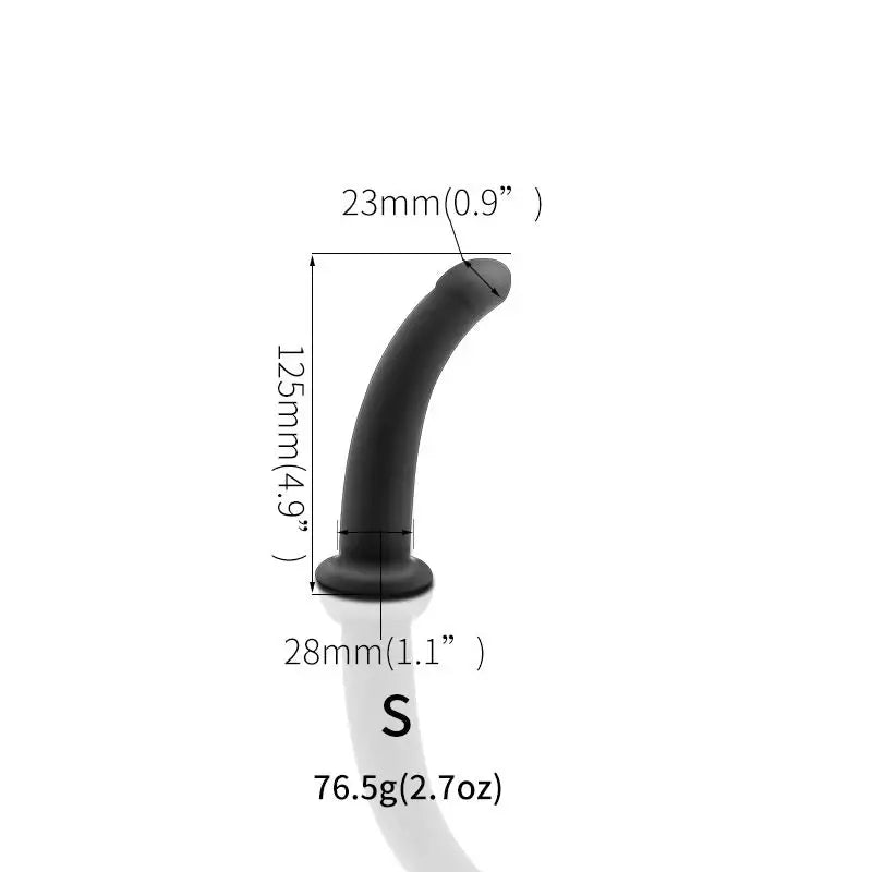 Smooth Black Dildo - Frisky Business Adult Sex Toys Shop