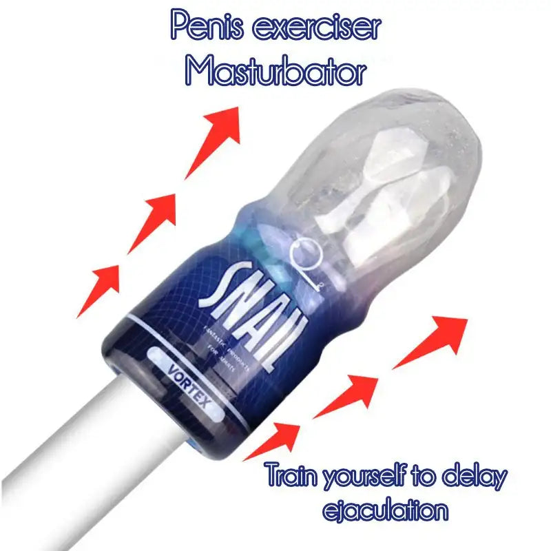 Snail™ Transparent Male Masturbation - Frisky Business Adult Sex Toys Shop