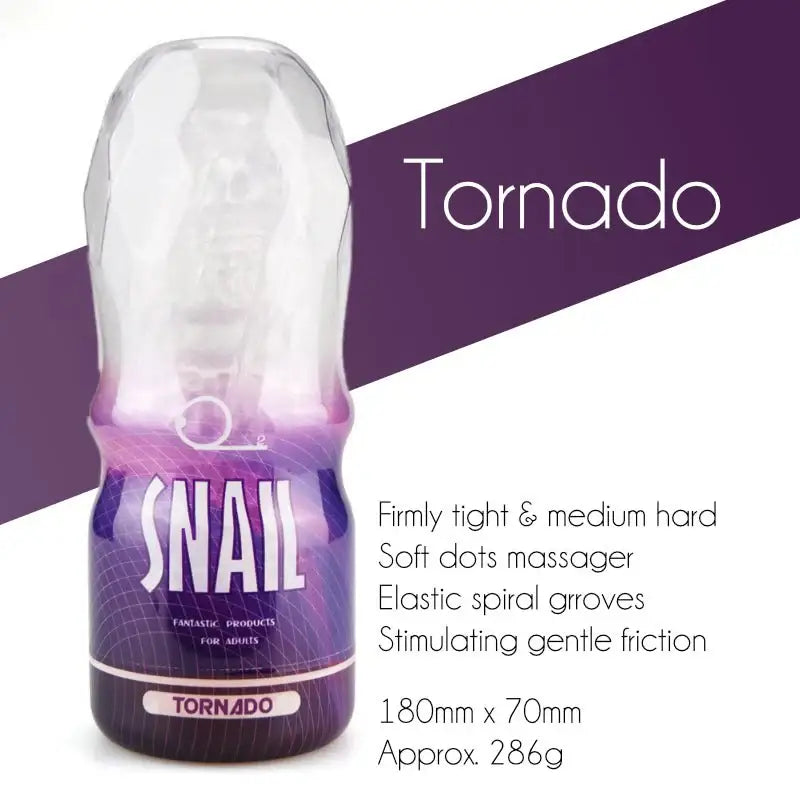 Snail™ Transparent Male Masturbation - Frisky Business Adult Sex Toys Shop