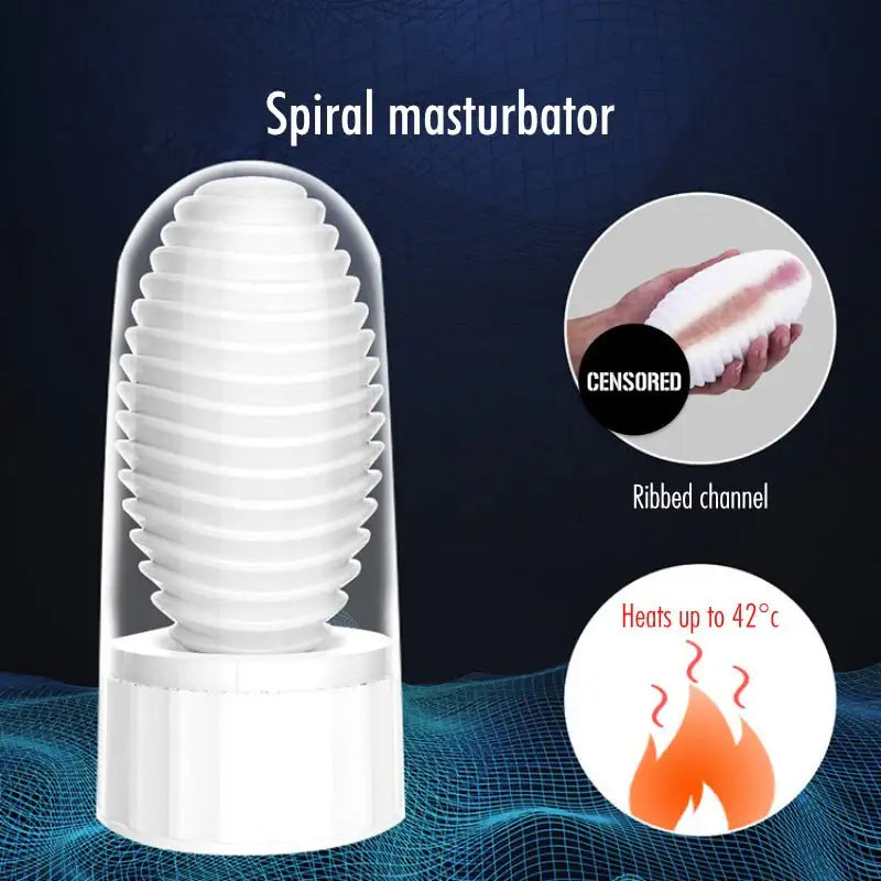 Snow White - Manual Stroker with USB Heating Stand - Frisky Business Adult Sex Toys Shop
