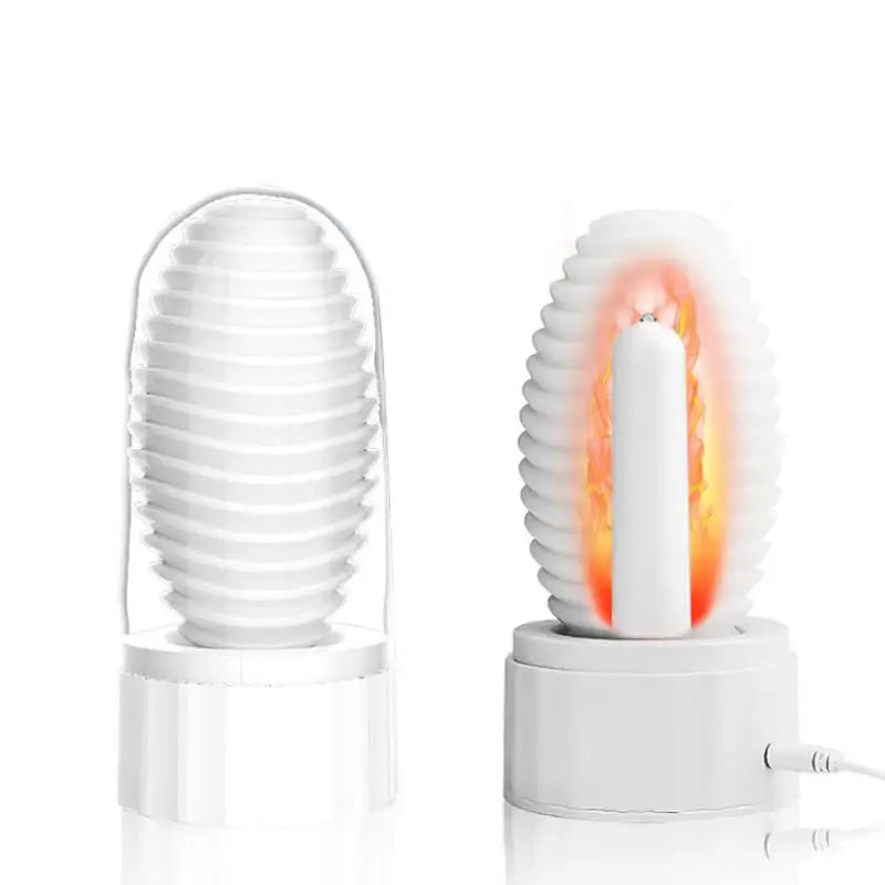 Snow White - Manual Stroker with USB Heating Stand - Frisky Business Adult Sex Toys Shop