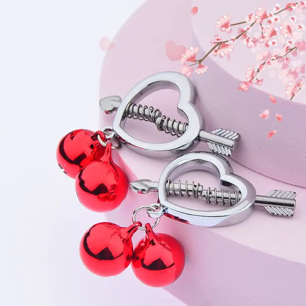 Sping Nipple Clamps, Adult Unisex BDSM Sex Toys - Frisky Business Adult Sex Toys Shop