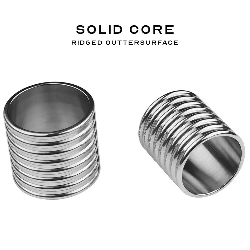 Stainless Steel Cylinder Penis Ring - Frisky Business Adult Sex Toys Shop