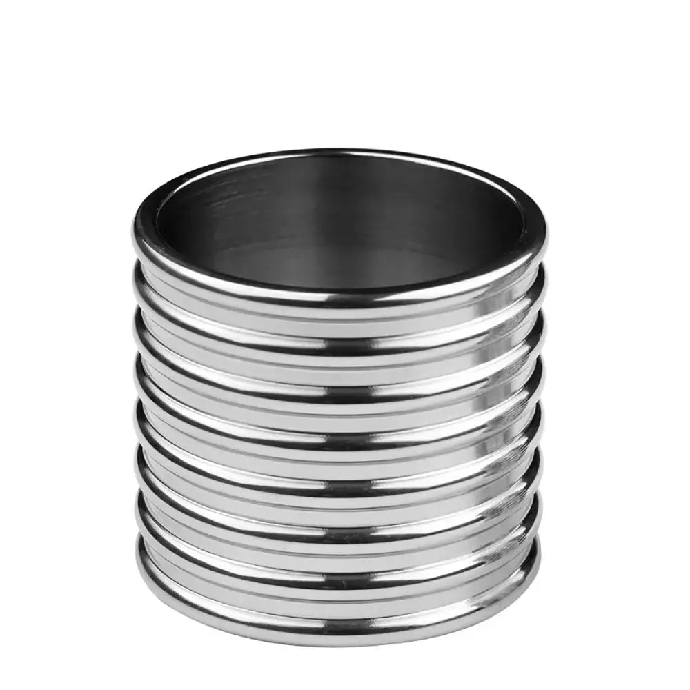 Stainless Steel Cylinder Penis Ring - Frisky Business Adult Sex Toys Shop