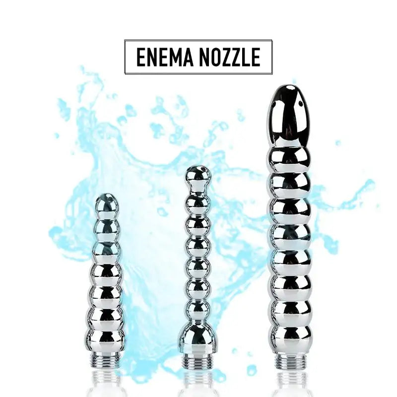 Stainless Steel Enema Nozzle - Frisky Business Adult Sex Toys Shop