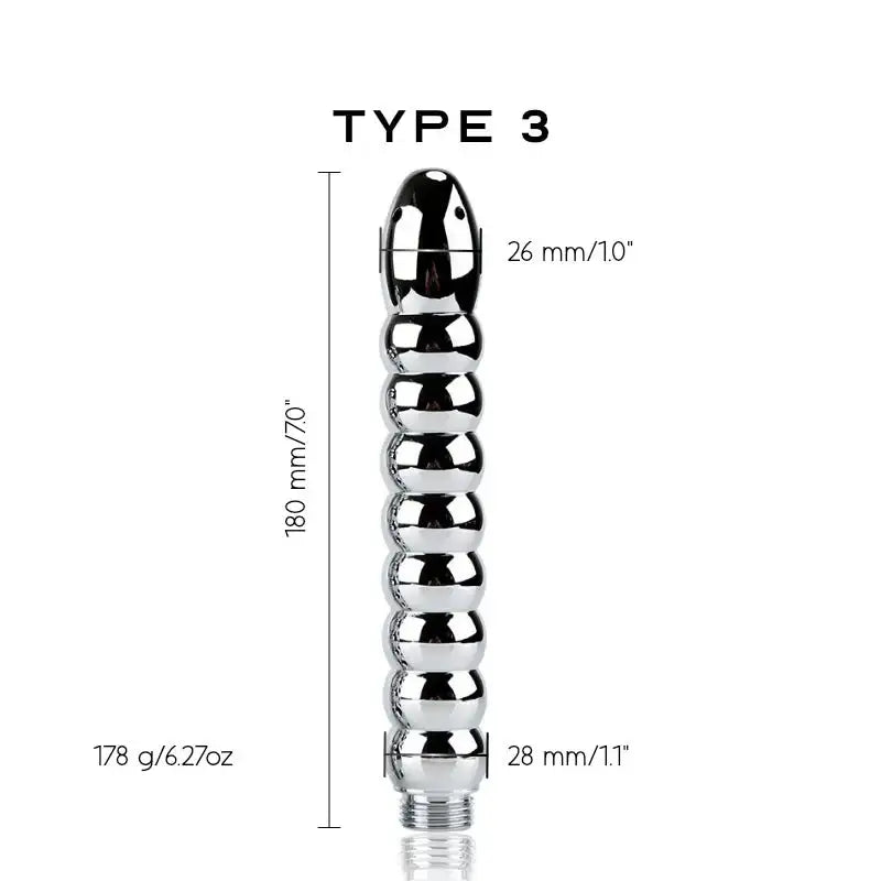 Stainless Steel Enema Nozzle - Frisky Business Adult Sex Toys Shop