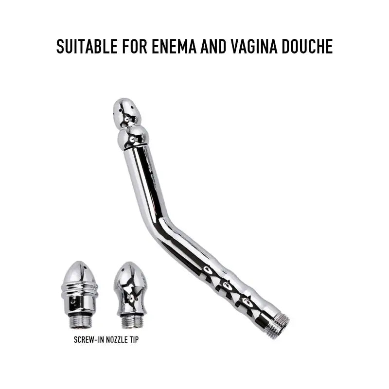 Stainless Steel Enema Nozzle - Frisky Business Adult Sex Toys Shop