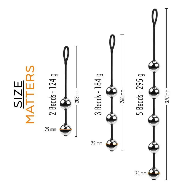 Stainless Steel String Beads - Frisky Business Adult Sex Toys Shop