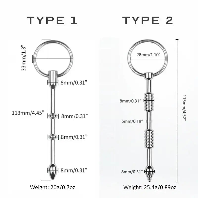 Stainless Steel - Urethra Sounding - Frisky Business Adult Sex Toys Shop