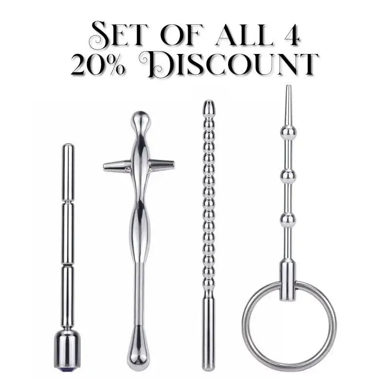 Stainless Steel Urethra Sounding - Frisky Business Adult Sex Toys Shop