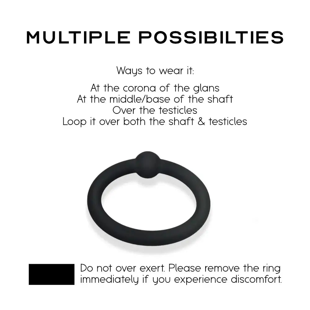 Stay Hard - Beaded Penis Ring - Frisky Business Adult Sex Toys Shop
