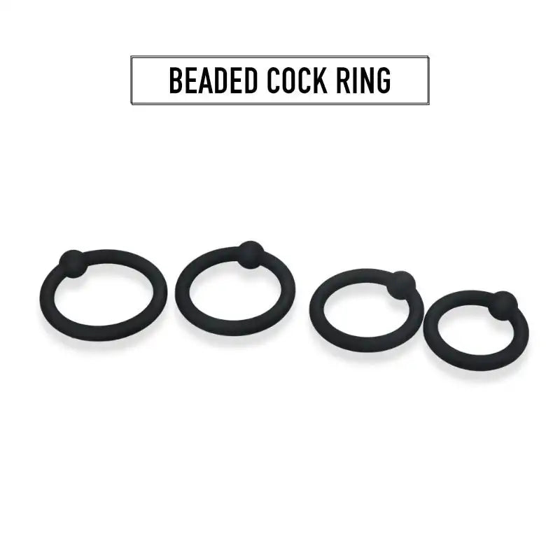 Stay Hard - Beaded Penis Ring - Frisky Business Adult Sex Toys Shop