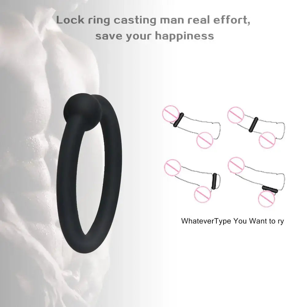 Stay Hard - Beaded Penis Ring - Frisky Business Adult Sex Toys Shop