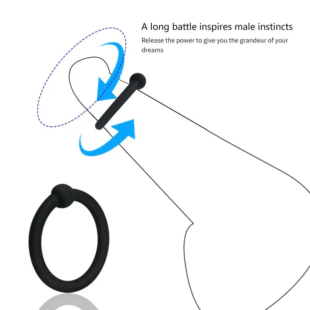 Stay Hard - Beaded Penis Ring - Frisky Business Adult Sex Toys Shop