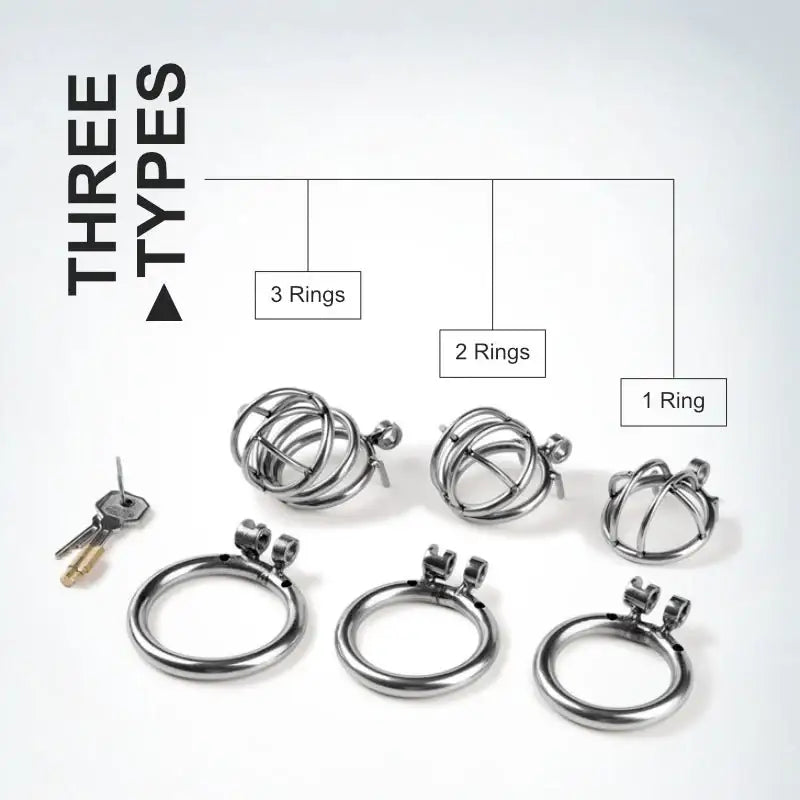 Steel Chastity Cage - Frisky Business Adult Sex Toys Shop